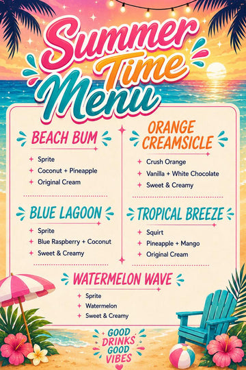 Summer Time Menu