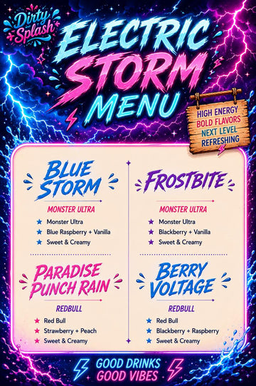 Electric Storm Menu