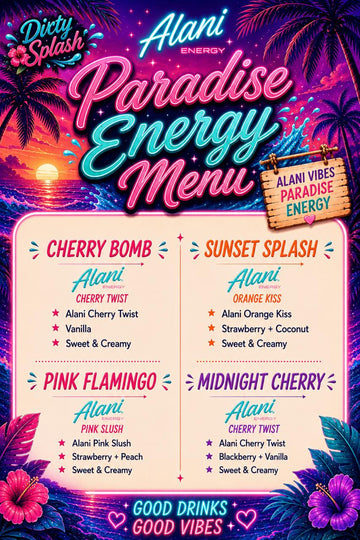 Paradise Energy Menu