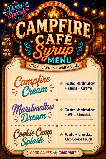 Campfire Cafe Syrup Menu